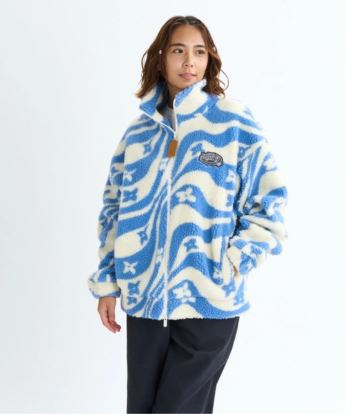 Roxy UPON US ZIP ボアジャケット Sサイズ 新品未使用 ロキシー(ROXY) アウタージャケット ROXY WAVES ZIP ボア