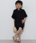 甚平 浴衣 接触冷感 甚平 KIDS キッズ ...の詳細画像4