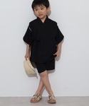 甚平 浴衣 接触冷感 甚平 KIDS キッズ ...の詳細画像3