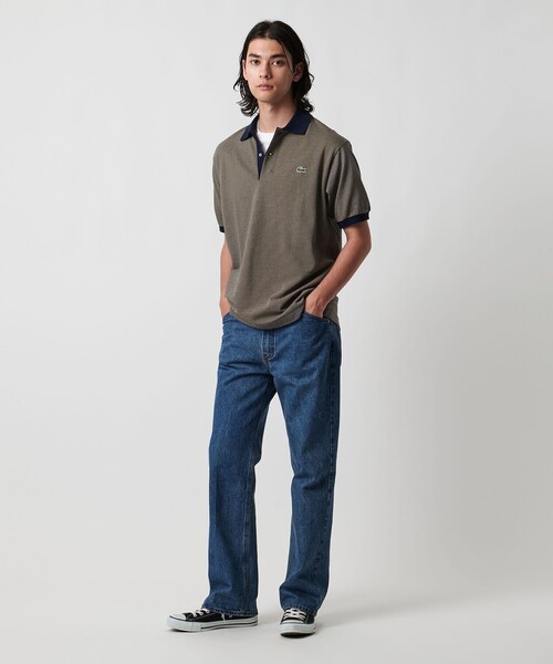 LACOSTE ポロシャツ 「別注」「LACOSTE」 ボーダー スキッパー