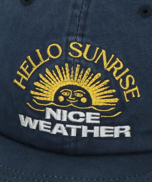 HELLO SUNRISE キャップ 帽子 「別注」「HELLO SUNRISE」 ロゴ