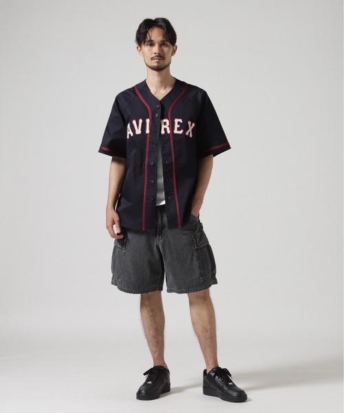 AVIREX ベースボールシャツ　世田谷ベース AVIREX ベースボールシャツ 世田谷ベース