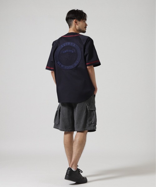 AVIREX シャツ 「WEB＆DEPOT限定」BASEBALL SHIRT ”MANHATTAN