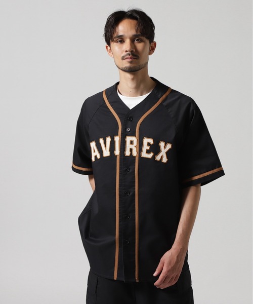 AVIREX ベースボールシャツ　世田谷ベース AVIREX シャツ 「WEB＆DEPOT限定」BASEBALL SHIRT ”MANHATTAN