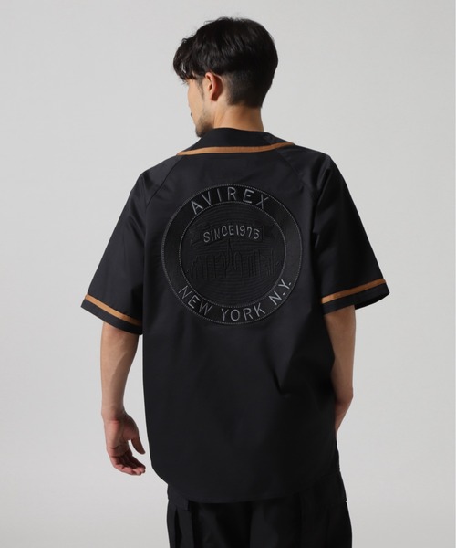 AVIREX シャツ 「WEB＆DEPOT限定」BASEBALL SHIRT ”MANHATTAN