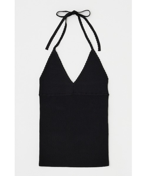 MOUSSY HALTER KNIT キャミ キャミソール レッド MOUSSY キャミソール 「セットアップ対応」HALTER KNIT