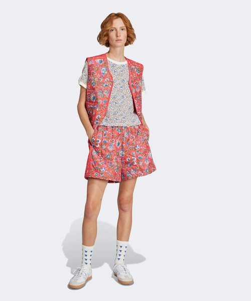 adidas パンツ Originals × Liberty London キルトショーツ