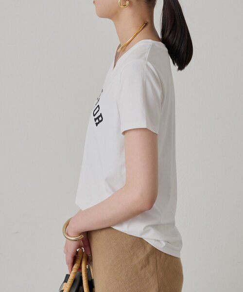 Loungedress（ラウンジドレス） tシャツ ロゴVネックTシャツ