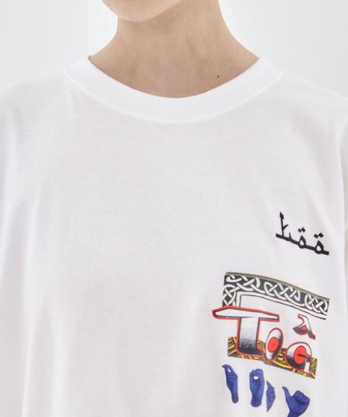 TOGA PULLA tシャツ 「TOGA PULLA/トーガプルラ」Print tee