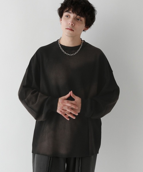 「REmastered」 長(zhǎng)袖Tシャツ MEDIUM ブラック メンズ