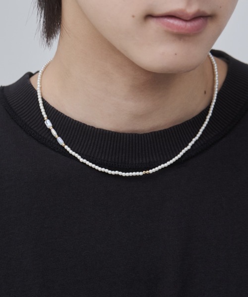 WYZ ネックレス デザイン パールネックレス メンズ : ZOZOTOWN Yahoo