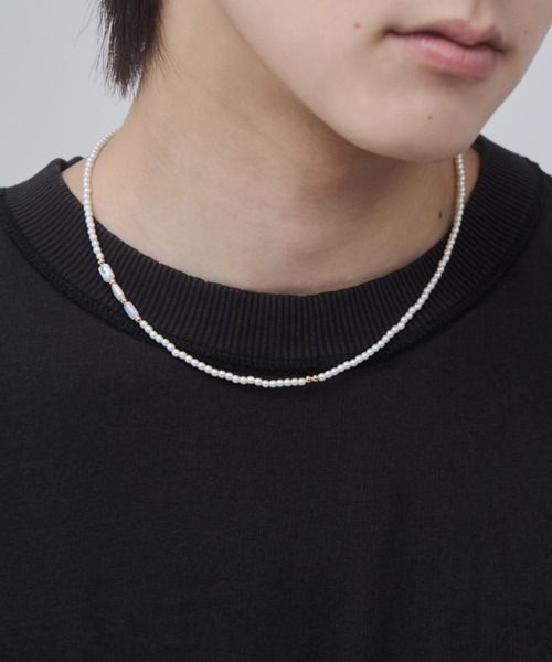WYZ ネックレス デザイン パールネックレス メンズ : ZOZOTOWN