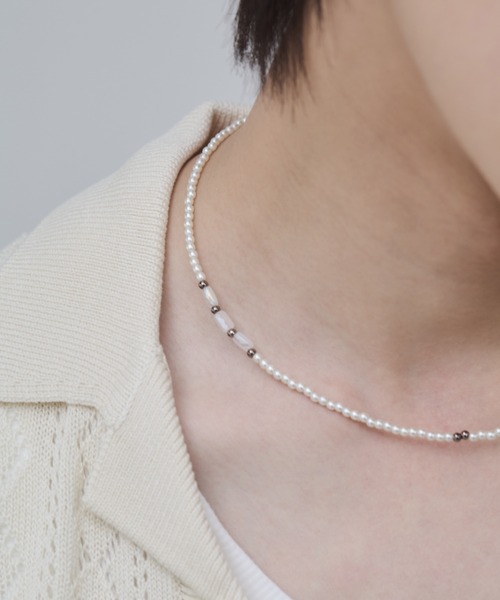WYZ ネックレス デザイン パールネックレス メンズ : ZOZOTOWN