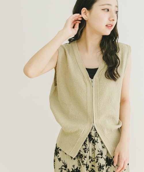 ITEMS URBANRESEARCH ベスト ジレ ブークレジップベスト