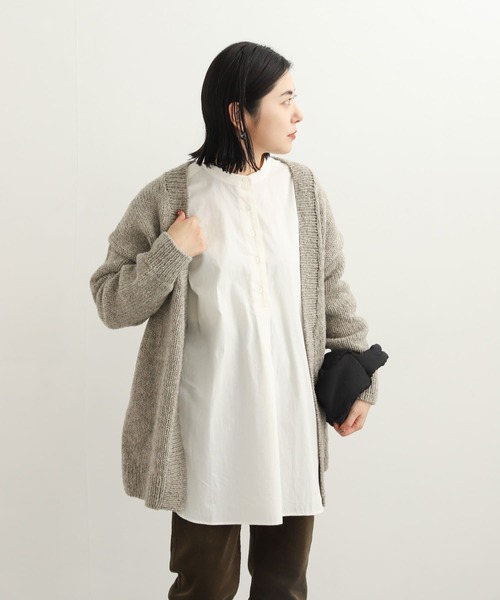 「URBAN RESEARCH DOORS」 長袖チュニック MEDIUM オフホワイト レディース