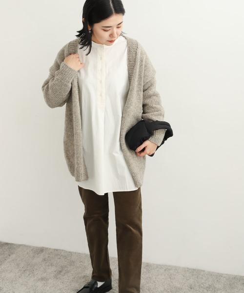 「URBAN RESEARCH DOORS」 長袖チュニック MEDIUM オフホワイト レディース