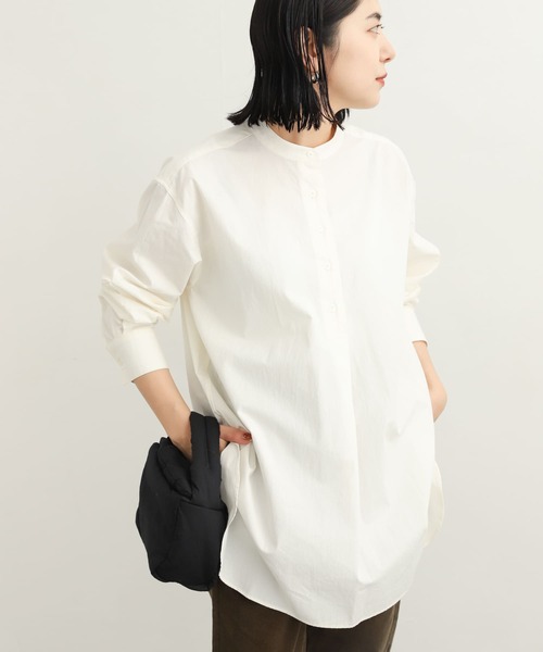 「URBAN RESEARCH DOORS」 長袖チュニック MEDIUM オフホワイト レディース