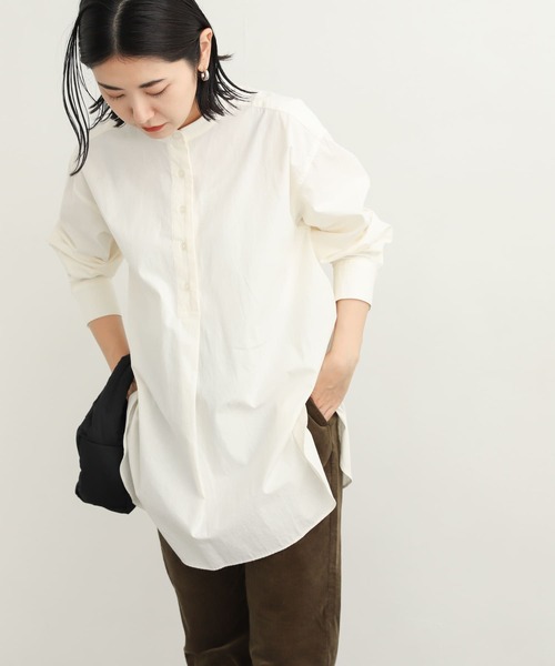「URBAN RESEARCH DOORS」 長袖チュニック MEDIUM オフホワイト レディース