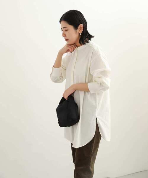 「URBAN RESEARCH DOORS」 長袖チュニック MEDIUM オフホワイト レディース