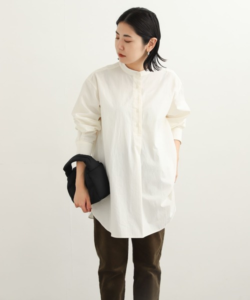 「URBAN RESEARCH DOORS」 長袖チュニック MEDIUM オフホワイト レディース
