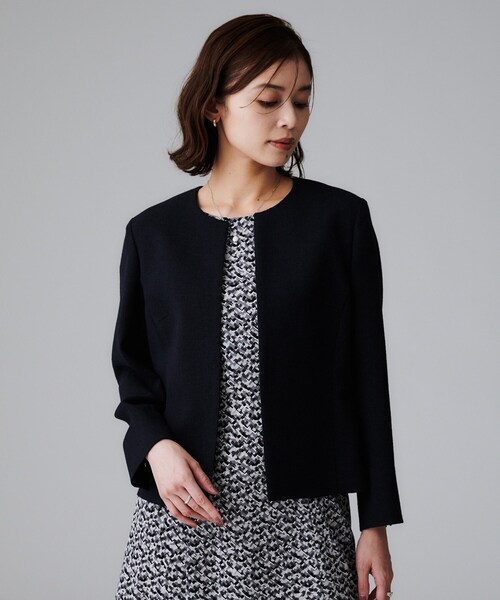 UNTITLED（アンタイトル） ジャケット ノーカラージャケット 「短丈