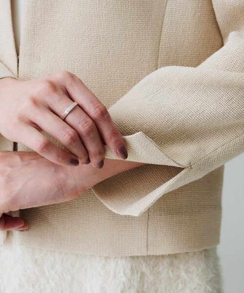 UNTITLED（アンタイトル） ジャケット ノーカラージャケット 「短丈