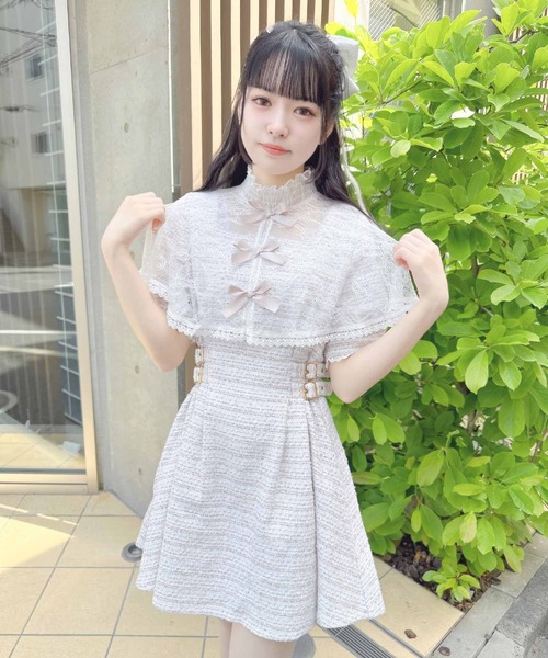 ROJITA（ロジータ） 半袖ワンピース FREE サックスブルー レディース