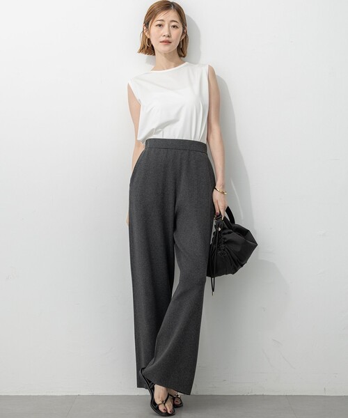 HENRIK紐ワイドパンツ 23区（ニジュウサンク） パンツ 「VERY9月号掲載