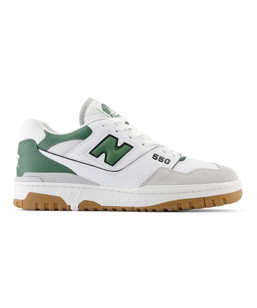[New Balance] обувь 24.0cm белый × зеленый мужской 