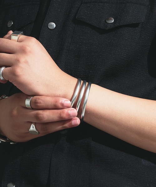 under wxr conditions バングル ANDER HUNK バングル Wave Design Bangle / ウェーブデザインバングル