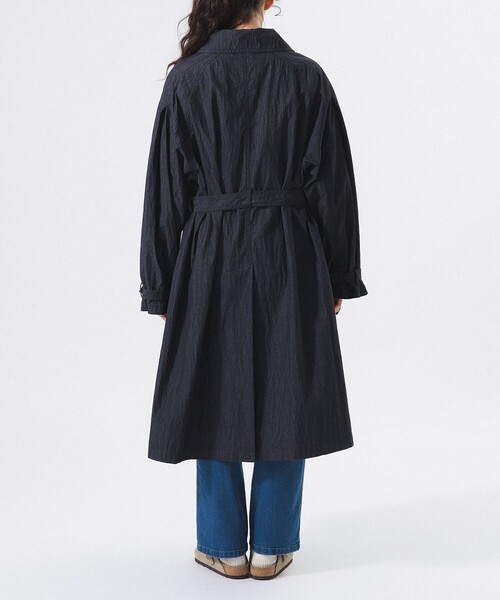 BEAMS ステンカラーコート ナイロン Lサイズ BEAMS BOY ステンカラーコート コート コットン ナイロン ミリタリー