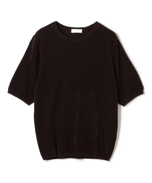 Ballsey（ボールジィ） ニット セーター ストレッチベルベット ハーフ