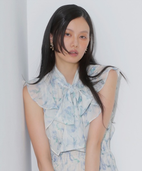 Diffusione Tessile::ワンピース:IT 44[RESALE] セール】BOWTE/バウト SUPIMA CT JERSEY COMBI APLE DRESS