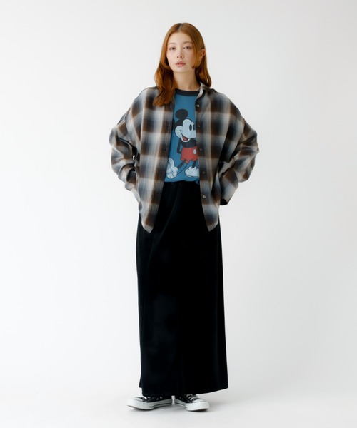 ブラウス シャツ オンブレチェック２ＷＡＹシャツ レディース MICA&DEAL ブラウス シャツ 「MICA＆DEAL /マイカアンドディール