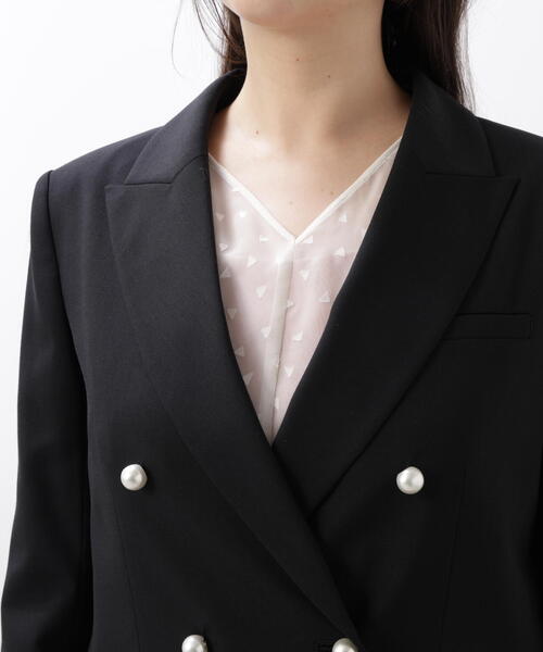 美品Pinky&Dianneピンキー&ダイアンテーラードジャケットステッチ　38 楽天市場】【SALE／50%OFF】ミックスツイードジャケット PINKY&DIANNE