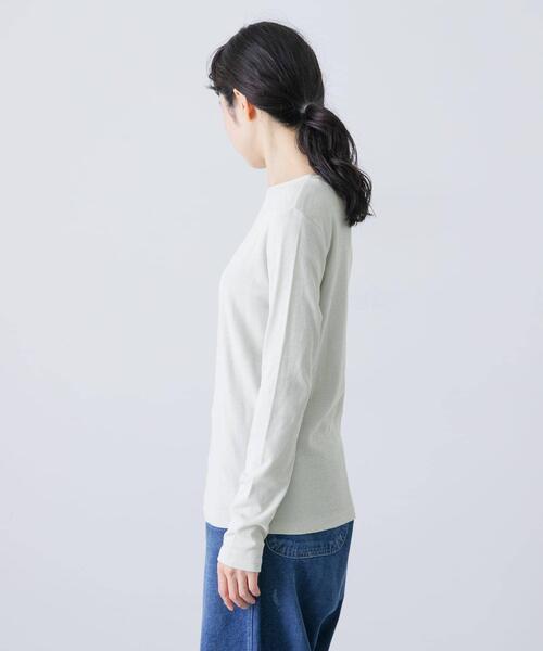 かぐれ tシャツ ハイツイストコットンボートカットソー レディース