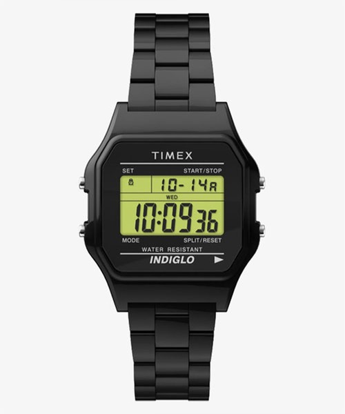 「TIMEX」 デジタル腕時(shí)計(jì) FREE ブラック メンズ