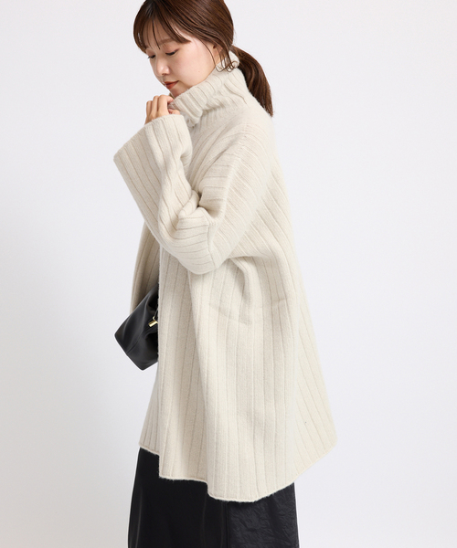 IENA（イエナ） ニット セーター ワイドリブBIGプルオーバー