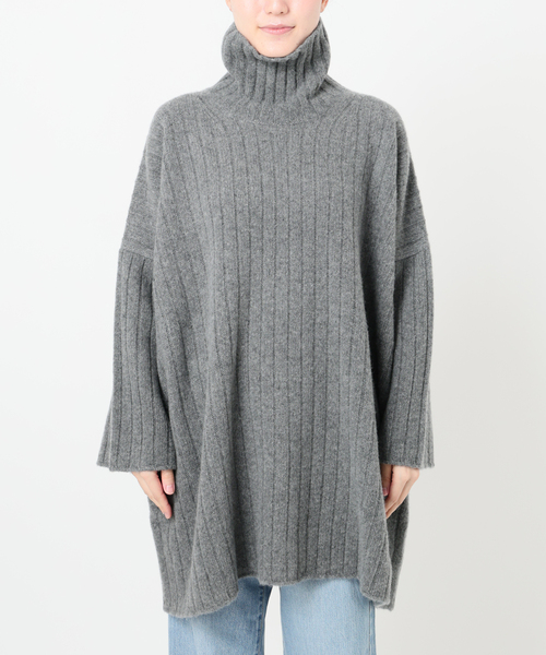 IENA（イエナ） ニット セーター ワイドリブBIGプルオーバー