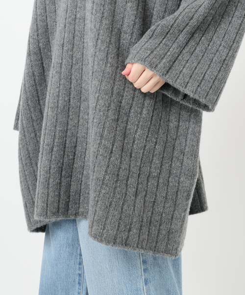 IENA（イエナ） ニット セーター ワイドリブBIGプルオーバー