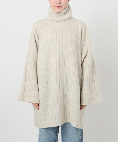 IENA（イエナ） ニット セーター ワイドリブBIGプルオーバー