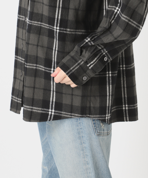 FRAMeWORK ブラウス シャツ ネルチェックシャツ レディース : ZOZOTOWN