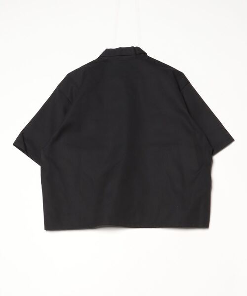 「BEN DAVIS」 ワンポイント半袖シャツ L ブラック メンズ_画像2