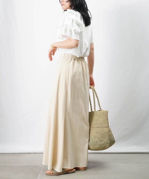 「LUCA/LADY LUCK LUCA」 半袖カットソー FREE ブラック レディース_画像6