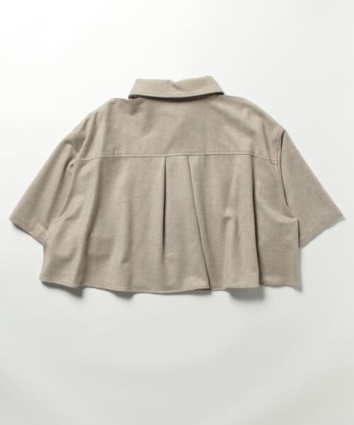 「CASA FLINE」 半袖シャツ FREE ブラウン レディース_画像4