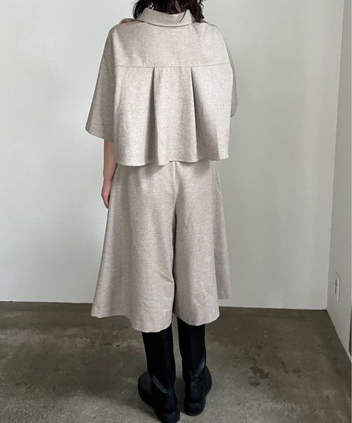 「CASA FLINE」 半袖シャツ FREE ブラウン レディース_画像6