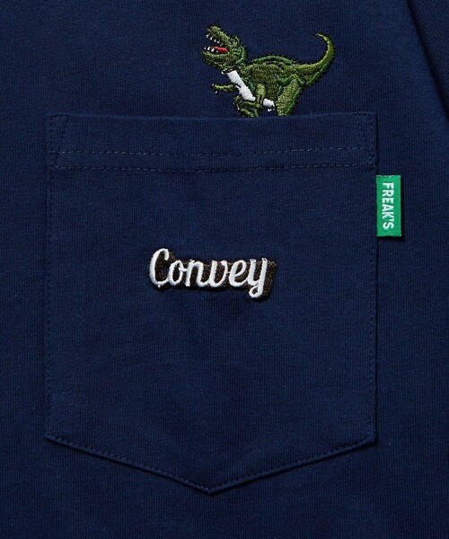 FREAK'S STORE（フリークスストア） 半袖Tシャツ MEDIUM ネイビー