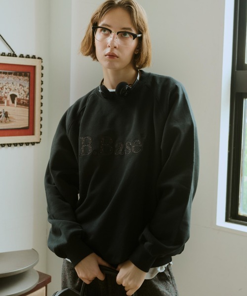 BROKEN BASE（ブロークンベース） パーカー B.Base Framed Panel Sweat