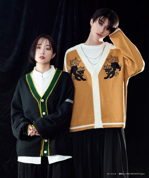 Ellno Loset（エルノロゼット） カーディガン 「WIND BREAKERコラボ