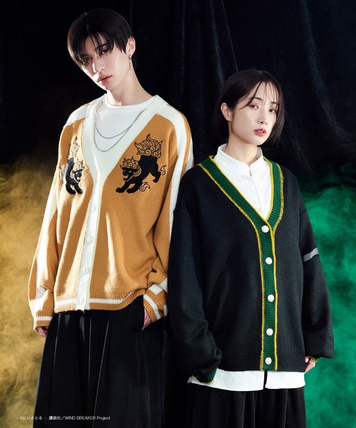 Ellno Loset（エルノロゼット） カーディガン 「WIND BREAKERコラボ